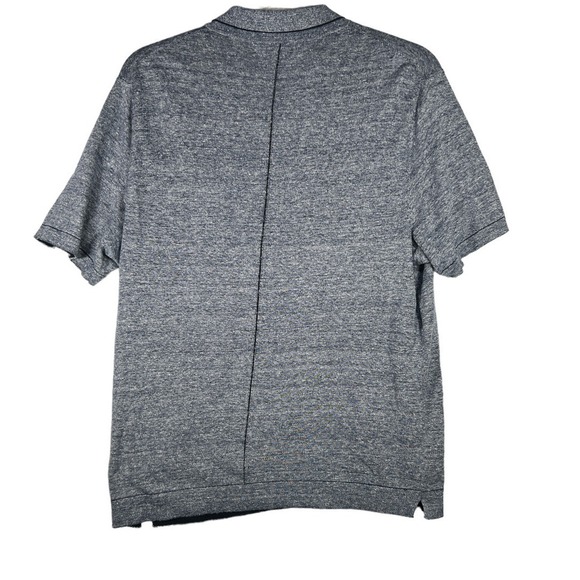 Rag & Bone Polo Shirt Mens Extra Large Gray Standard Issue Heather Short Sleeve - Picture 4 of 4